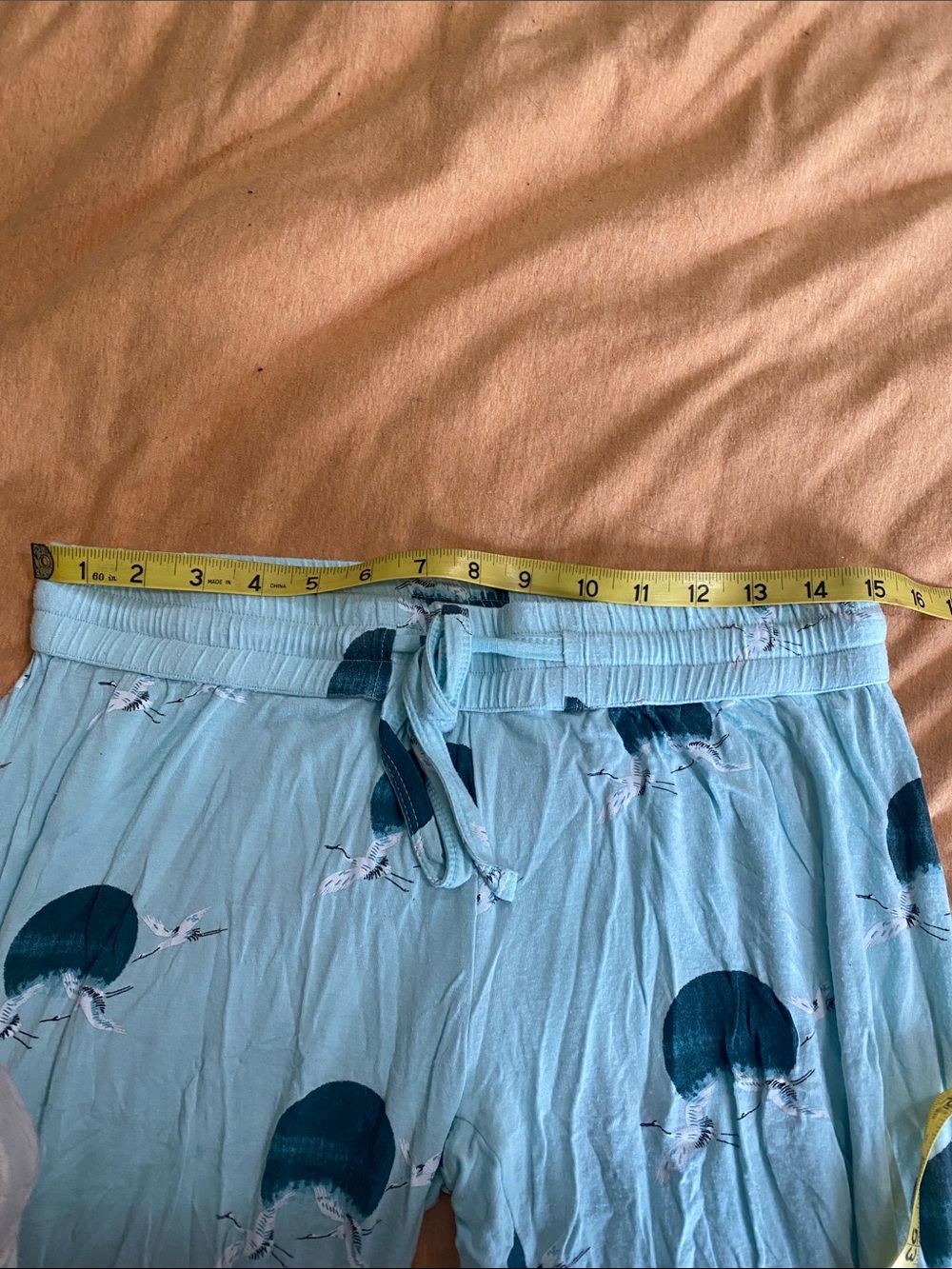 Kate Quinn the woods modal blue crane pajama pants - Picture 8 of 8
